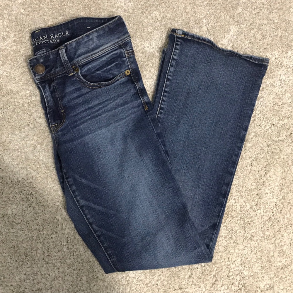 American eagle jeans Kickboot Super stretch size 8